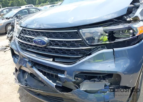 2021 Ford Explorer Xlt из США, поврежденный, VIN 1FMSK8DH1MGA58449